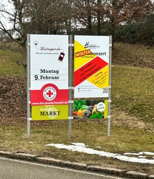 Ortseingangstafeln
